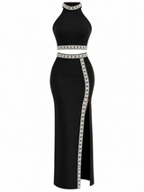 Set Crystal Trim Black