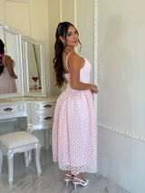 Vestido Rosé Garden Luxe