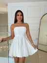 Vestido Corto Bleu Ciel