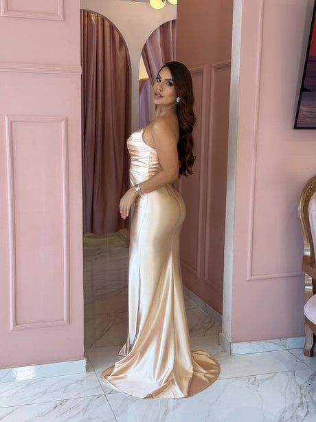 Vestido Satin Étoile Luxe