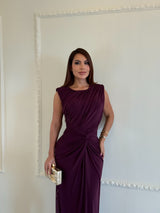 Vestido Elegance Berenjena