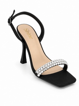 Sandalias Crystal White Elegance