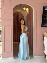 Vestido Celeste Serenity Luxe