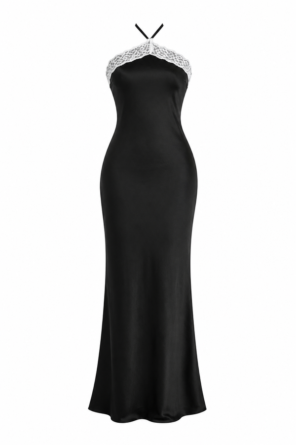 Vestido Noir Lace