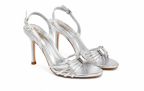Sandalias Silver Radiance Luxe