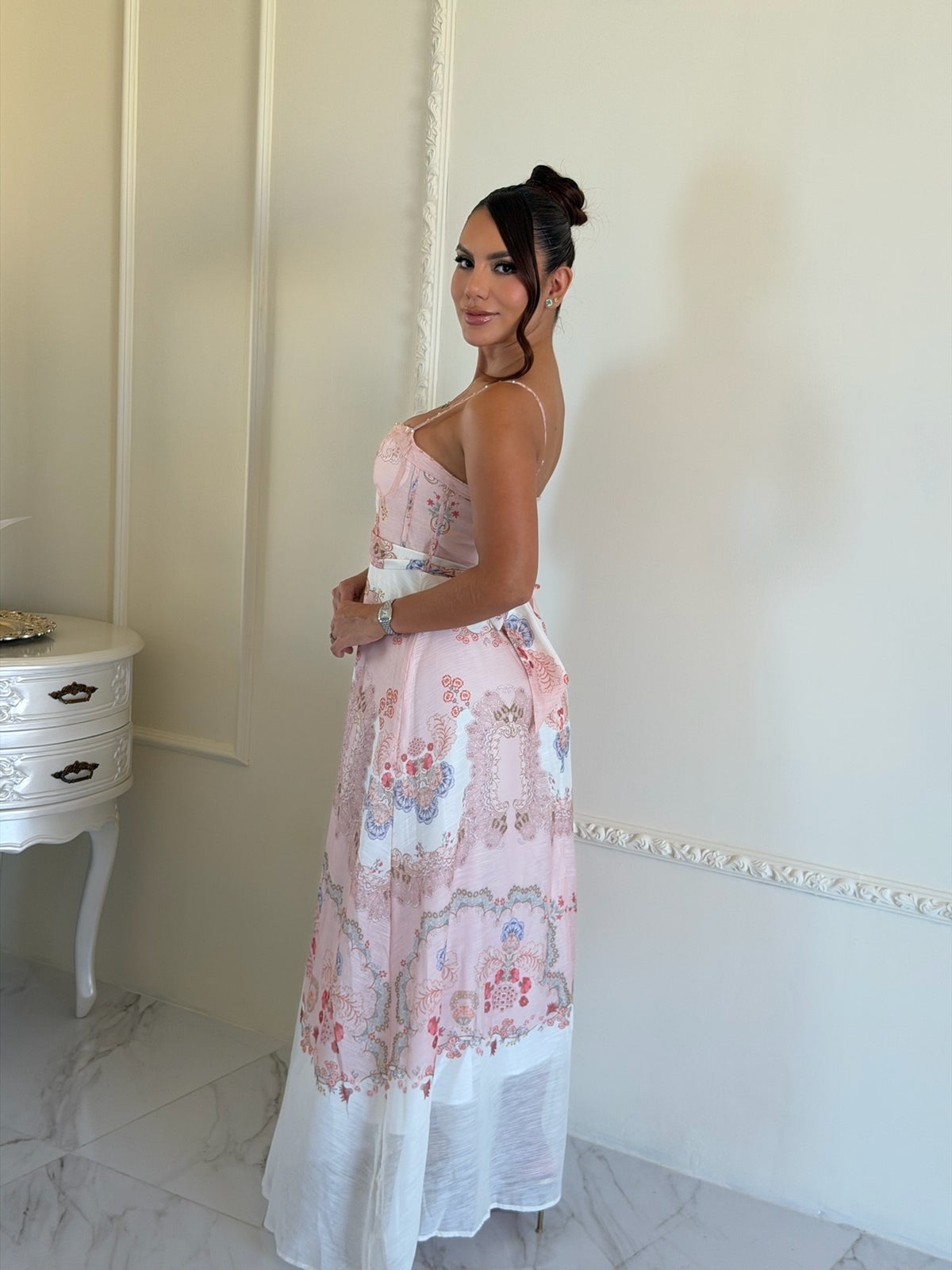 Vestido Blush Romance
