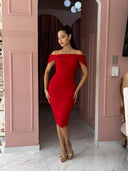 Vestido Elegance Off Shoulder