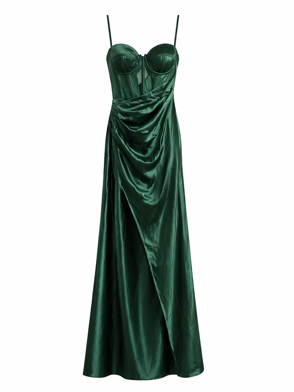 Eternal Emerald Sculpt Gown