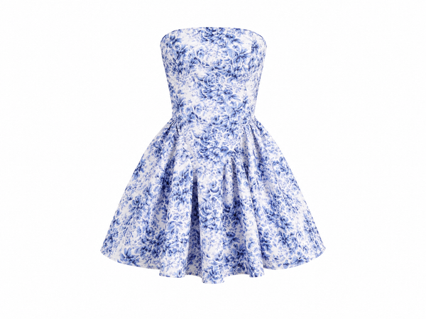 Vestido Azul Celeste Romantic