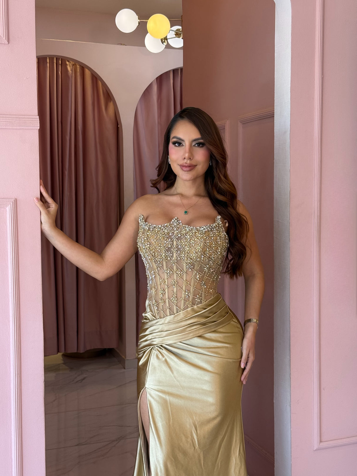 Vestido Golden Royale Luxe