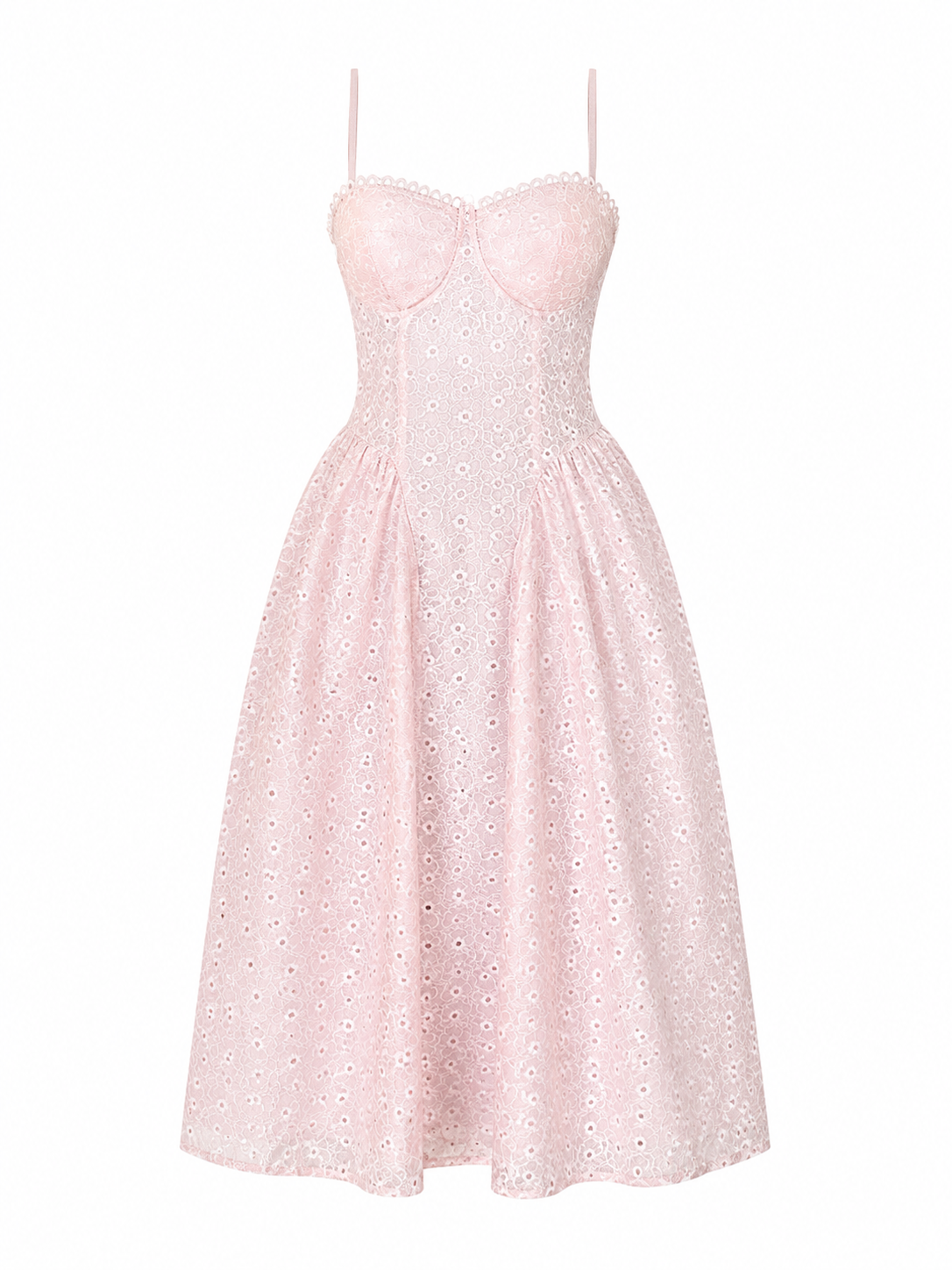 Vestido Rosé Romance Luxe
