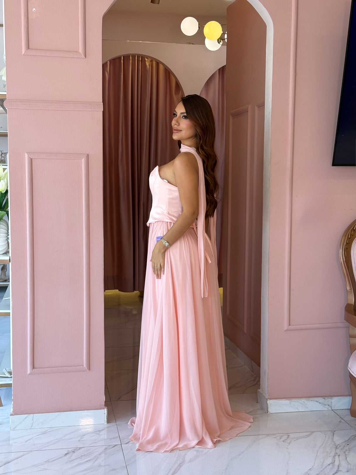 Vestido Rosé Belle Luxe
