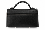 Bolso tipo vanity con asa superior, vista lateral