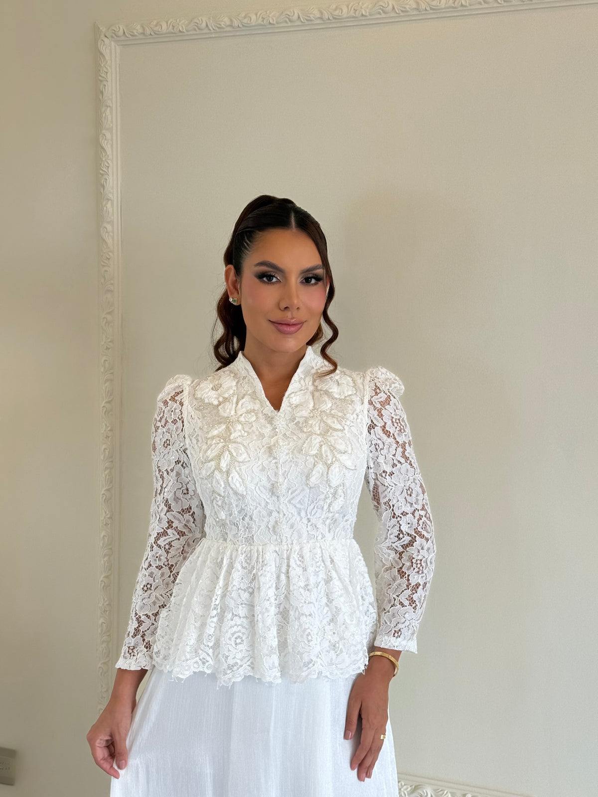 Vestido Bridal Lace Ivory
