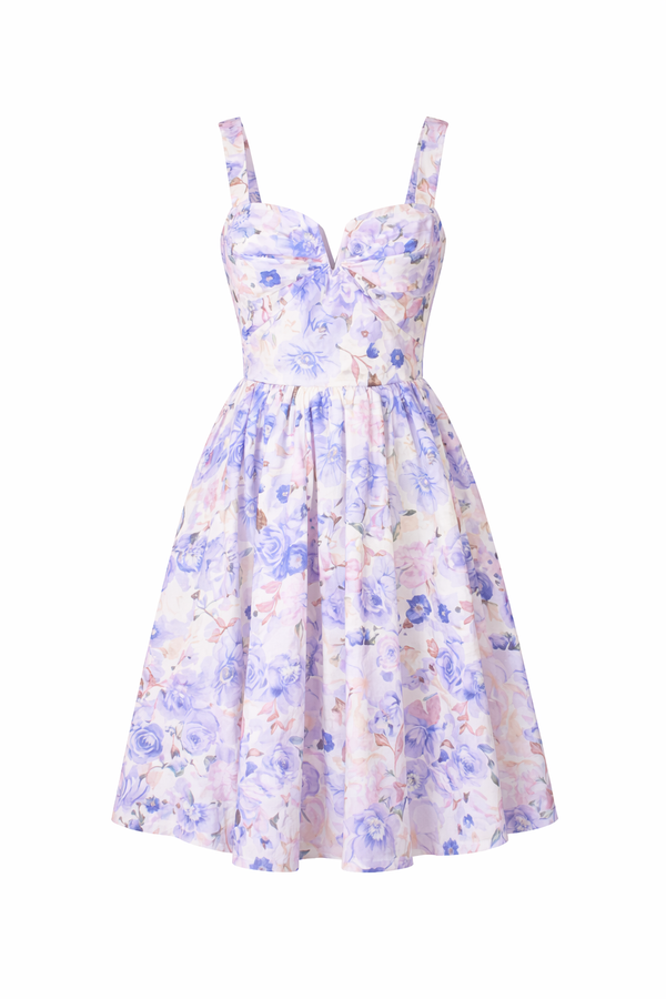 Vestido Floral Pastel Garden Luxe