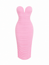 Vestido Pink Velvet Muse
