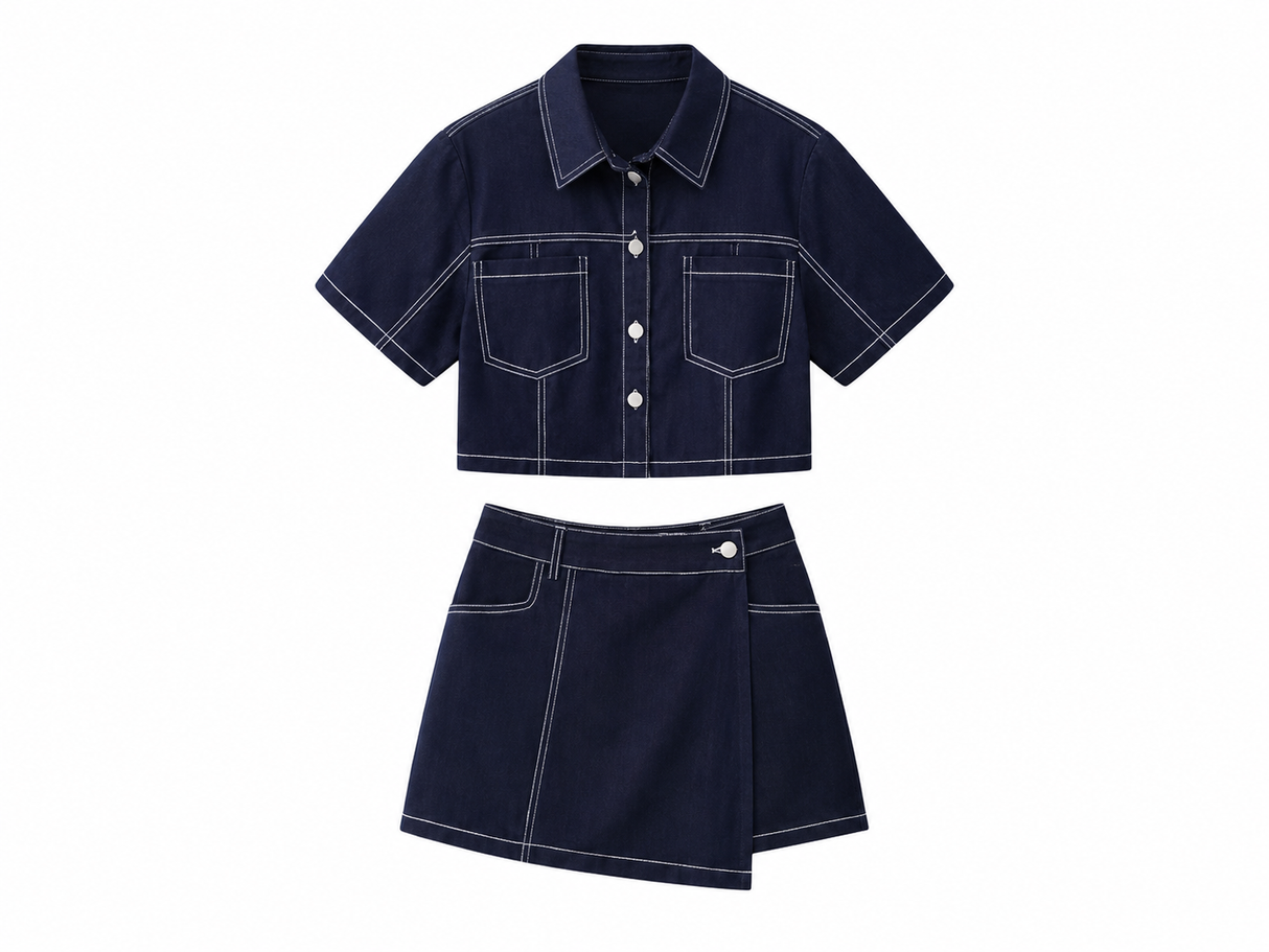Set Denim Chic Luxe