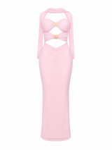 Vestido Rosa Encanto Imperial