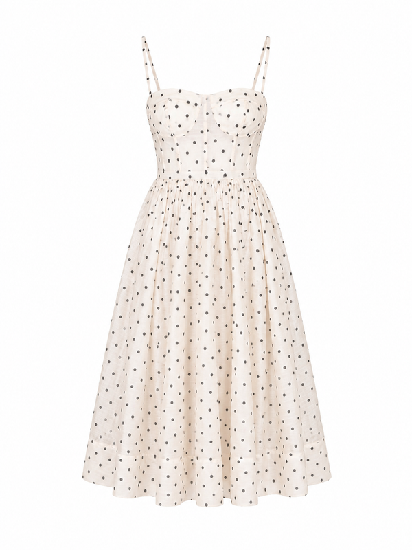 Vestido Luna de Polka Midi
