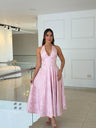 Vestido Rosa Romance Royale Luxe