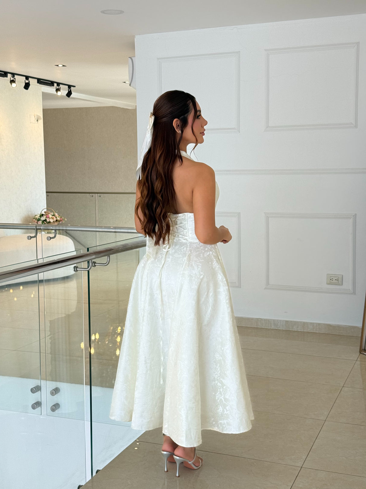 Vestido Rosa Romance Royale Luxe