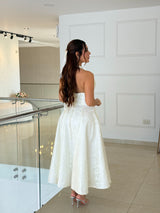 Vestido Rosa Romance Royale Luxe
