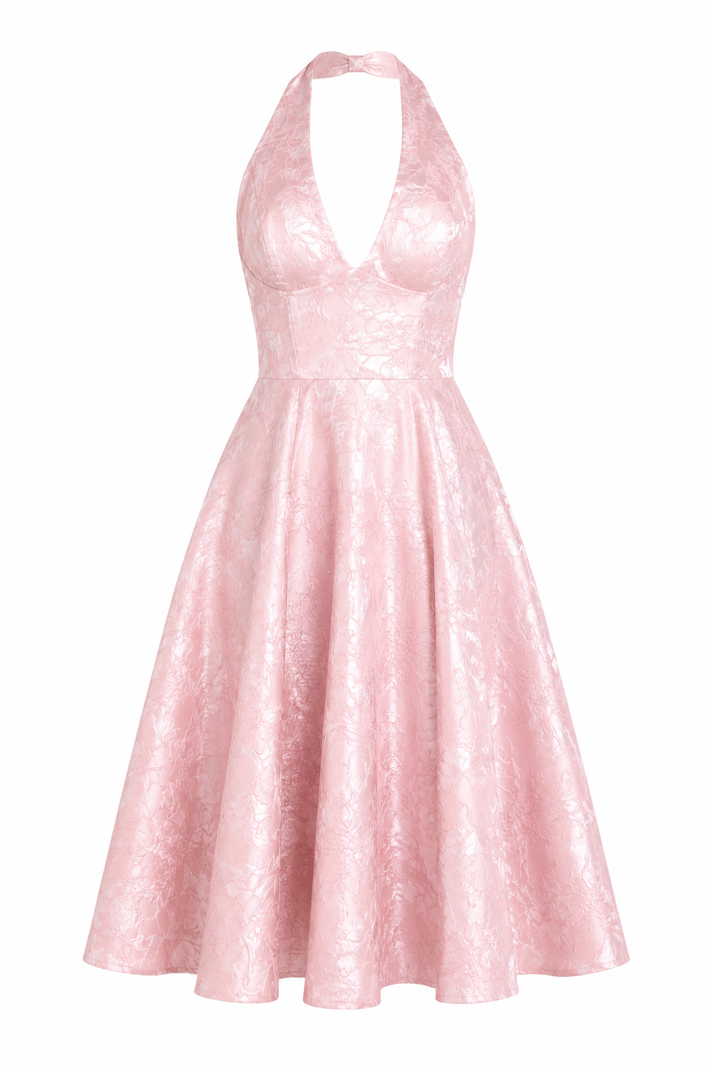 Vestido Rosa Romance Royale Luxe