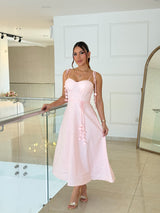 Vestido Rosé Coquette Luxe
