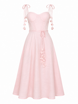 Vestido Rosé Coquette Luxe