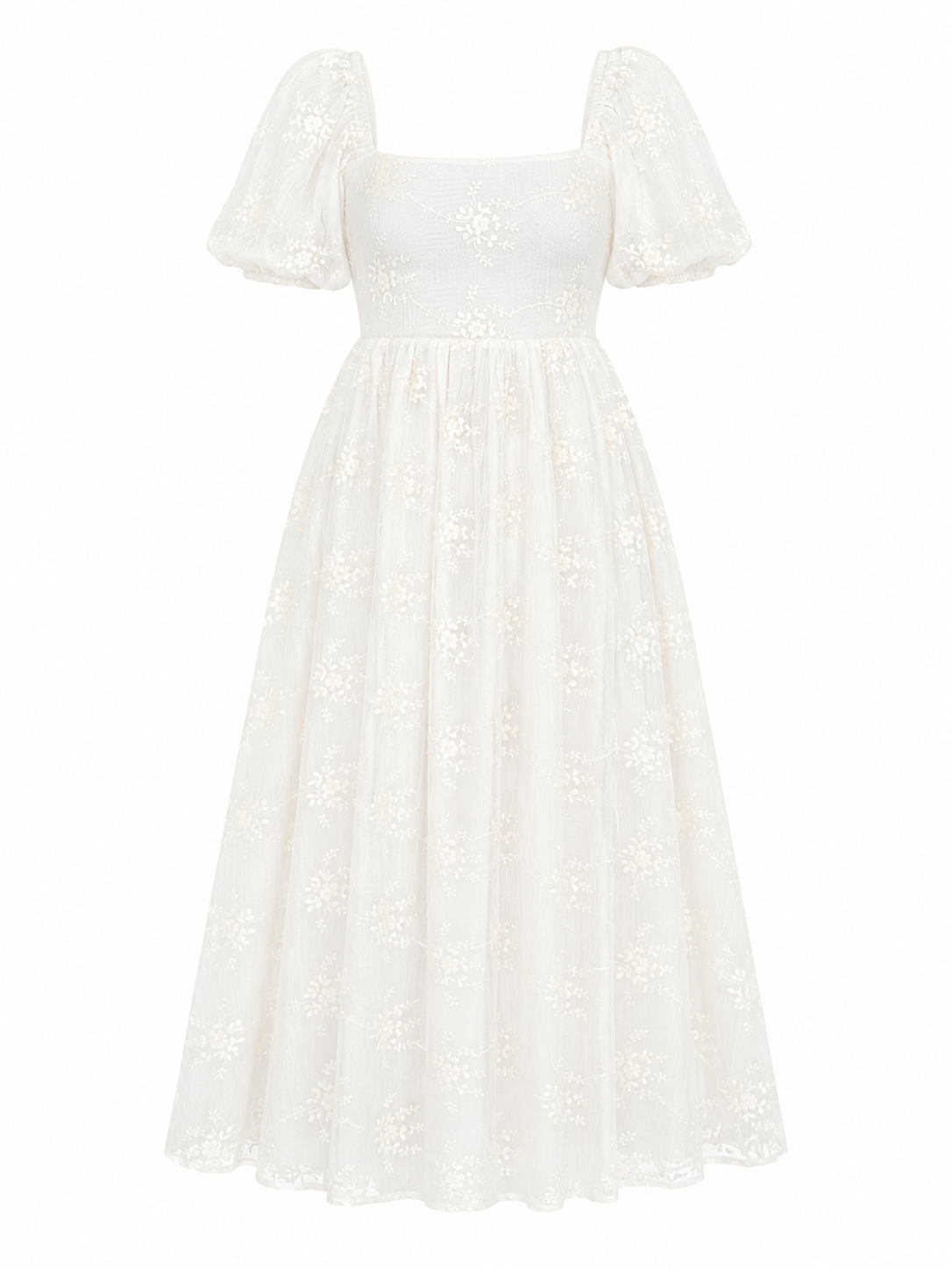 Vestido Ivory Garden Luxe