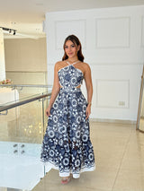Vestido Jardín Azul Encantado Luxe