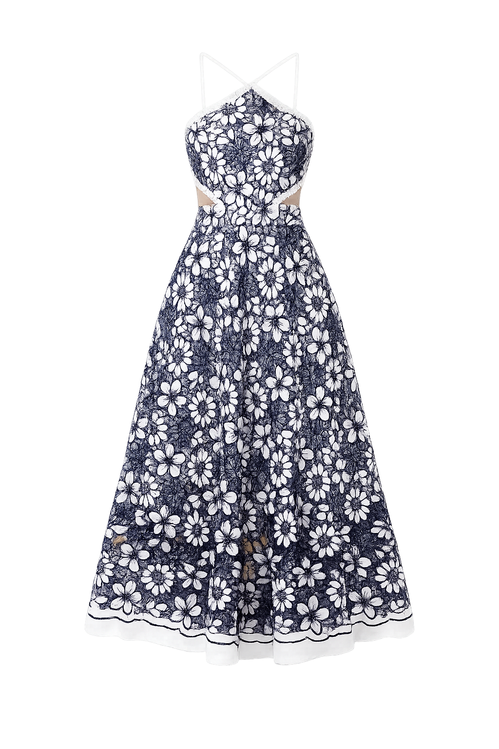 Vestido Jardín Azul Encantado Luxe