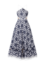 Vestido Jardín Azul Encantado Luxe