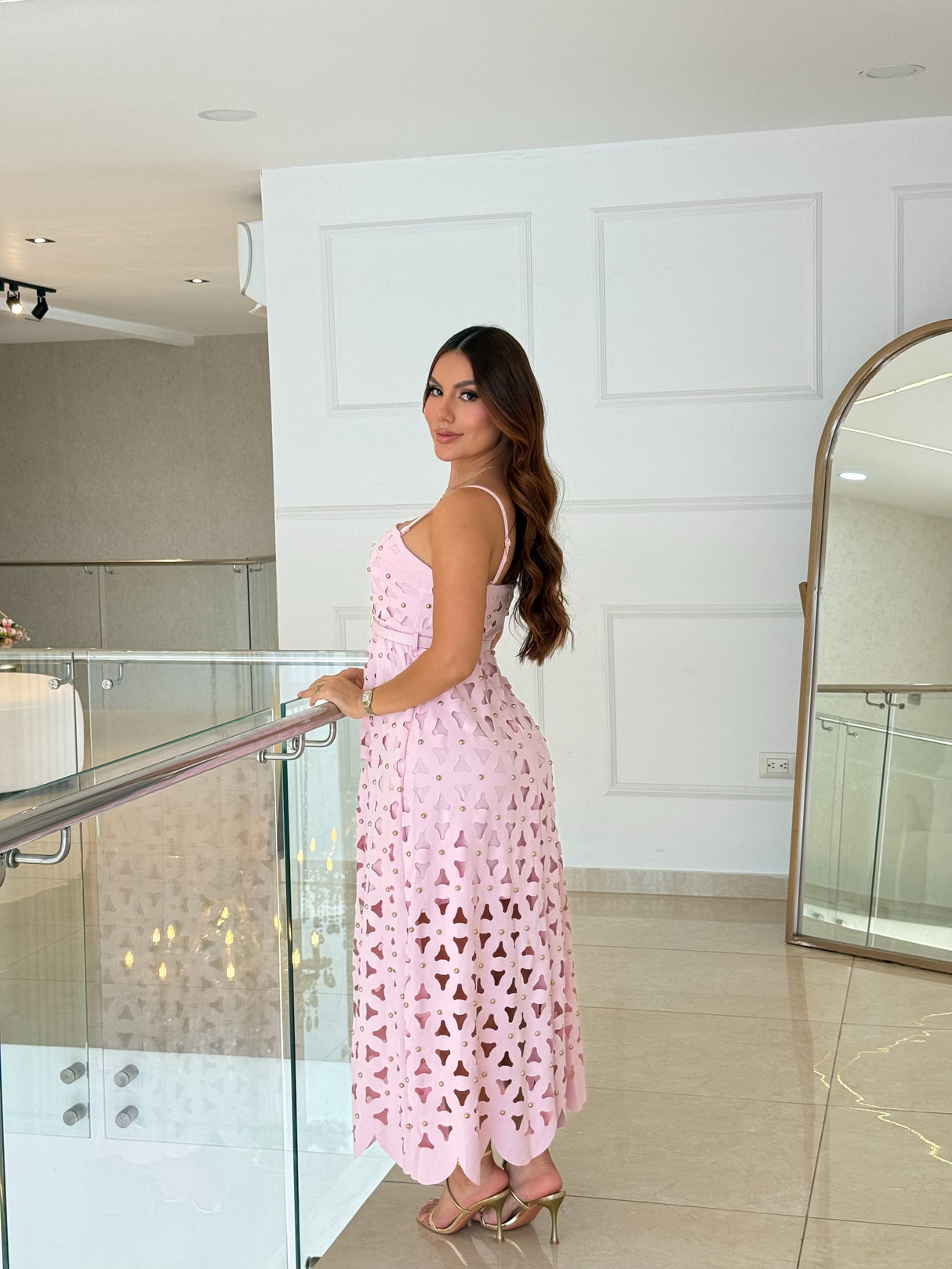Vestido Romance Rosé Luxe