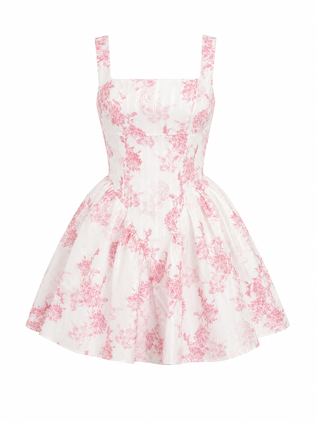 Vestido Rosé Garden Coquette