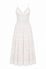 Vestido Fleur Blanche Romance