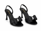 Sandalias Noir Bow Luxe