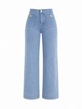 Jean Wide Leg Celeste Luxe