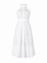 Vestido Blanc Étoile Midi