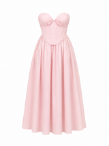Vestido Rosé Couture Midi