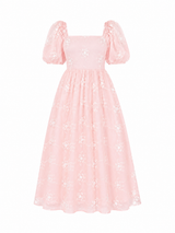 Vestido Rosé Bloom Midi