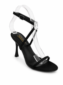Sandalias de Tacón Alto Crystal Gold Luxe