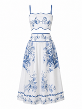 Set Porcelana Azul Luxe
