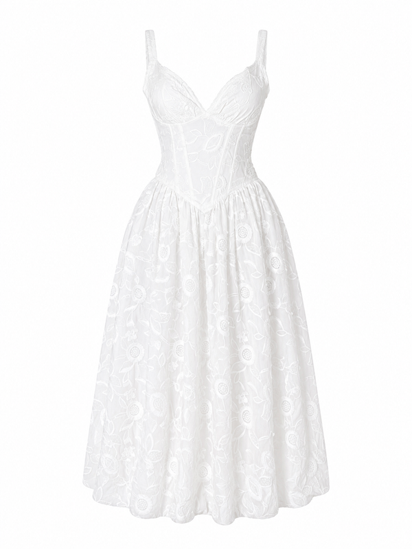 Vestido Blanche Élégance Luxe