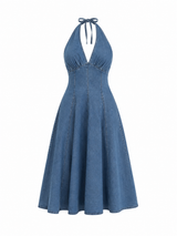 Vestido Denim Étoile Luxe