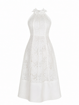 Vestido Encanto Floral Blanc Luxe