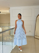 Vestido Encanto Floral Blanc Luxe
