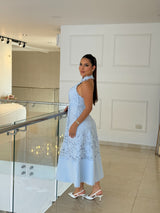 Vestido Encanto Floral Blanc Luxe