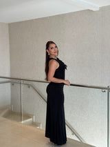 Vestido Fleur Noir Luxe