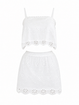 Set Blanc Fleur Romance